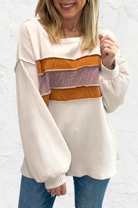 Autumn Knit Stripe Pullover