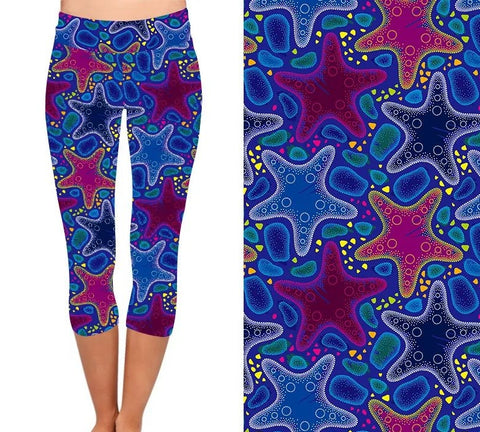 Dragonfly Print Leggings for Women and Kids Full-length or Capri  Nature-inspired Athletic Wear XS-6XL Free Shipping 